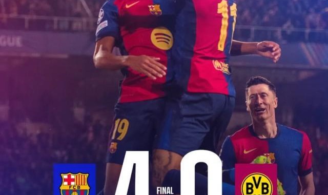 开云登录入口-【欧冠】莱万双响拉菲传射，巴萨主场4比0多特蒙德